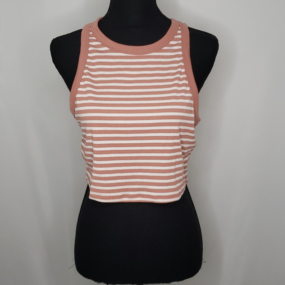 Asos Strip Crop Top